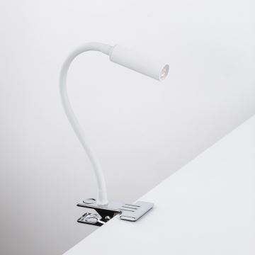 Lampa ar fiksatoru LAGOS 1xG9/6W/230V balta