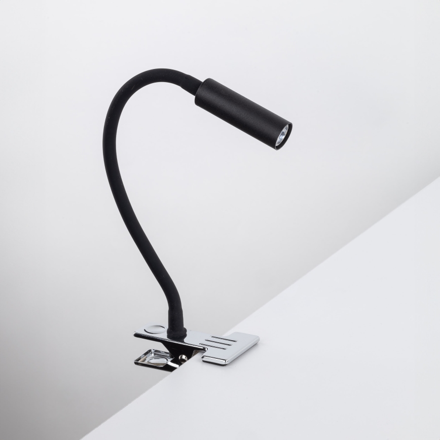 Lampa ar fiksatoru LAGOS 1xG9/6W/230V melna