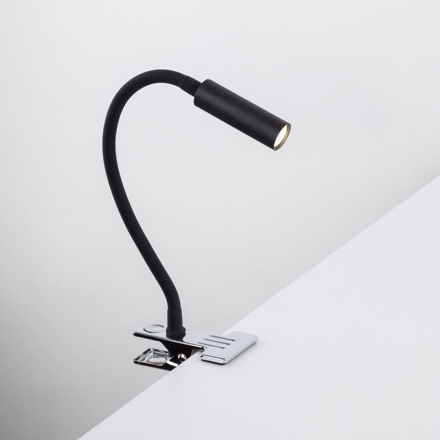 Lampa ar fiksatoru LAGOS 1xG9/6W/230V melna