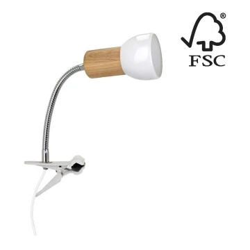 Lampa ar fiksatoru SVENDA 1xE27/60W/230V ozols - FSC sertifikāts