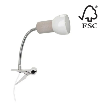 Lampa ar fiksatoru SVENDA 1xE27/60W/230V ozols - FSC sertifikāts