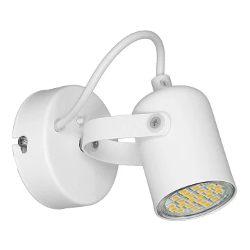 Lampa MARK 1xGU10/40W/230V Balts