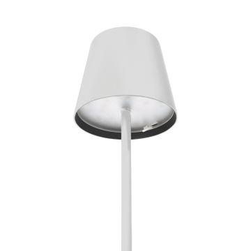 LED Aptumšojama āra rechargeable galda lampa LED/4W/4000 mAh 3000/4000/5500K IP44 balta