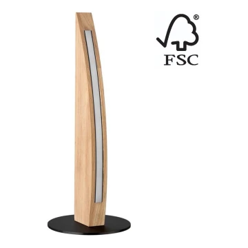 LED Aptumšojama galda lampa DUBAI LED/4W/230V ozols – FSC sertificēts