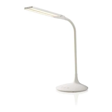 LED Aptumšojama galda lampa LED/6W/5V 2200 mAh balta