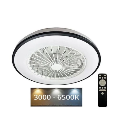 LED Aptumšojama griestu lampa ar ventilatoru OPAL LED/48W/230V 3000-6500K + tālvadības pults