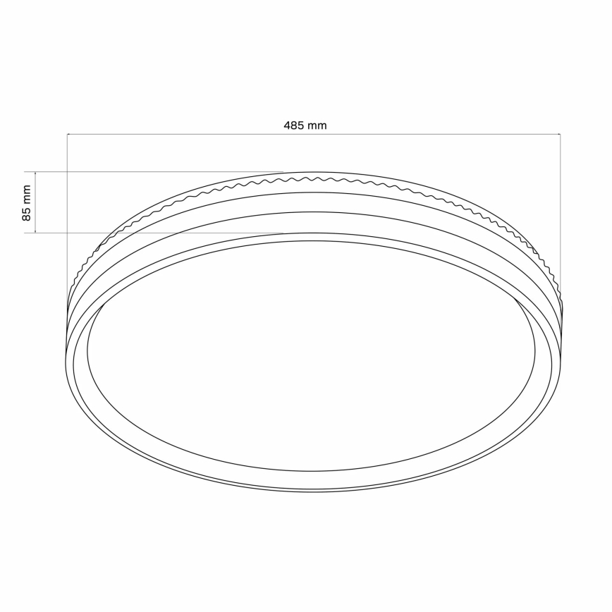 LED Aptumšojama vannas istabas griestu lampa BARBARA LED/72W/230V 3000-6000K IP44 + tālvadības pults