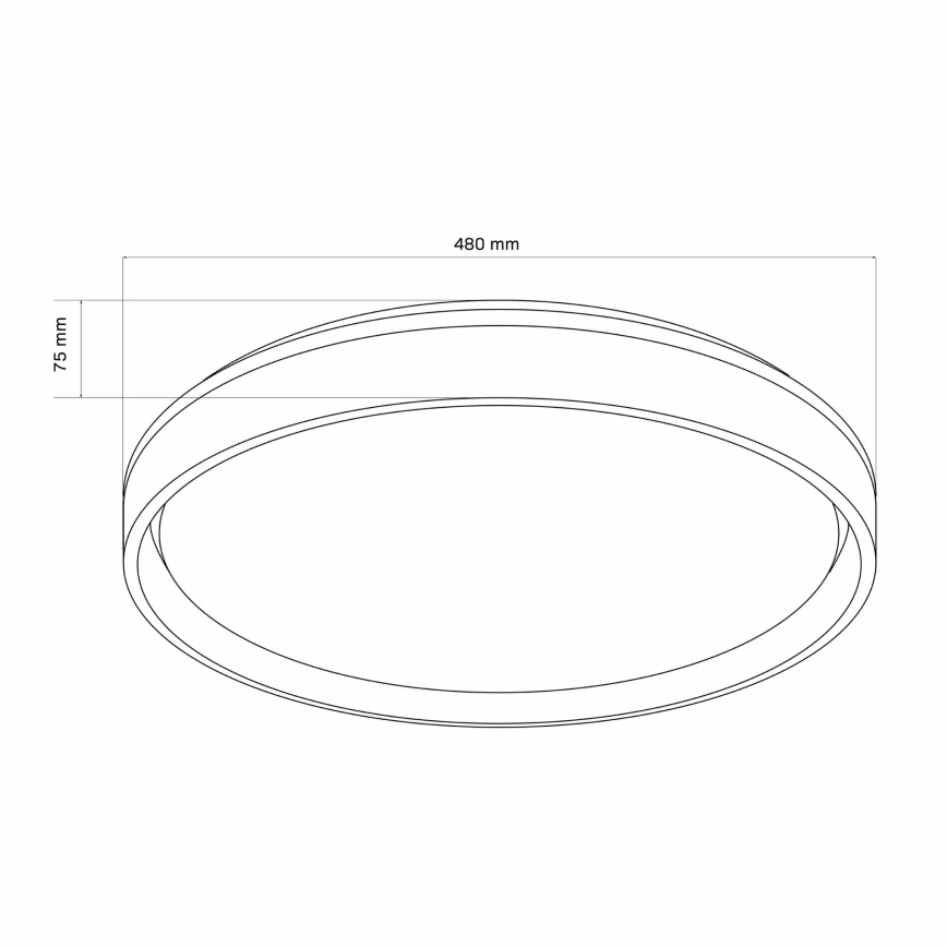 LED Aptumšojama vannas istabas griestu lampa JADWIGA LED/72W/230V 3000-6000K IP44 + tālvadības pults