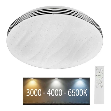 LED Aptumšojama griestu lampa LED/60W/230V 3000K/4000K/6500K + tālvadības pults