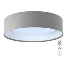 LED Aptumšojama griestu lampa SMART GALAXY LED/24W/230V d. 44 cm pelēka/balta 3000-6500K + tālvadības pults
