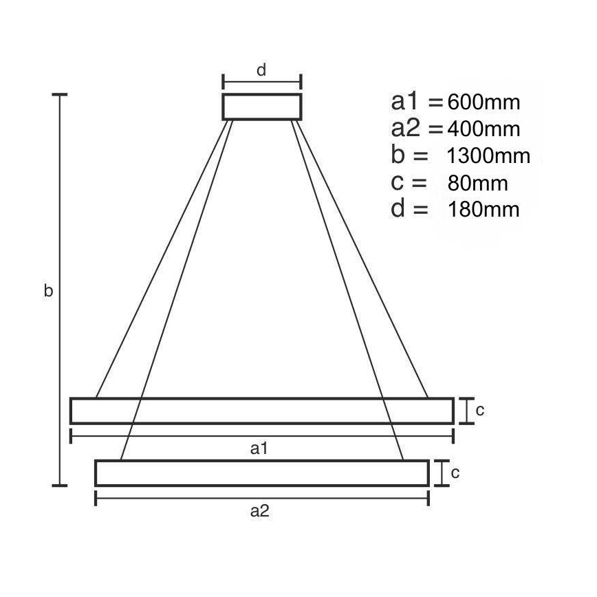 LED Aptumšojama kristāla lustra ar auklu LED/70W/230V 3000-6500K + tālvadības pults