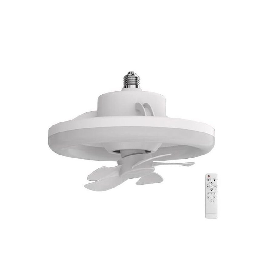 LED Aptumšojama lampa ar ventilatoru LED/30W/230V 3000-6500K balta + tālvadības pults