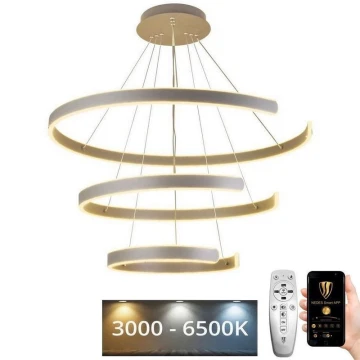 LED Aptumšojama lustra ar auklu LED/220W/230V 3000-6500K + tālvadības pults