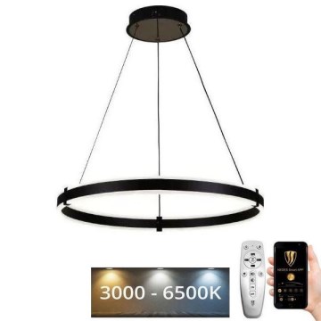 LED Aptumšojama lustra ar auklu LED/85W/230V 3000-6500K + tālvadības pults