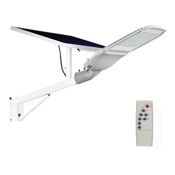 LED Aptumšojama saules enerģijas street lampa SAMSUNG CHIP LED/50W/6,4V 4000K IP65 + tālvadības pults