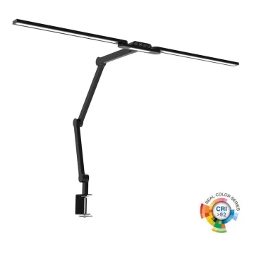 LED Aptumšojama skārienvadāma elastīga galda lampa LED/24W/230V 3000-6500K CRI 92 melna