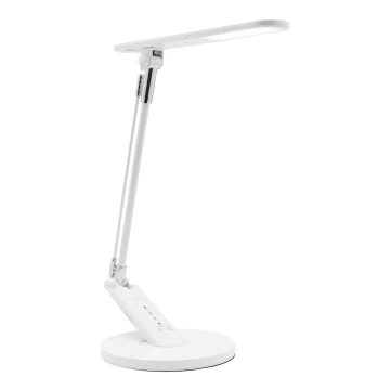 LED Aptumšojama skārienvadāma galda lampa OPTIMUM LED/7W/230V USB 3000/4000/6000K balta
