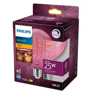 LED Aptumšojama spuldze DECO Philips G93 E27/4,5W/230V 1800K