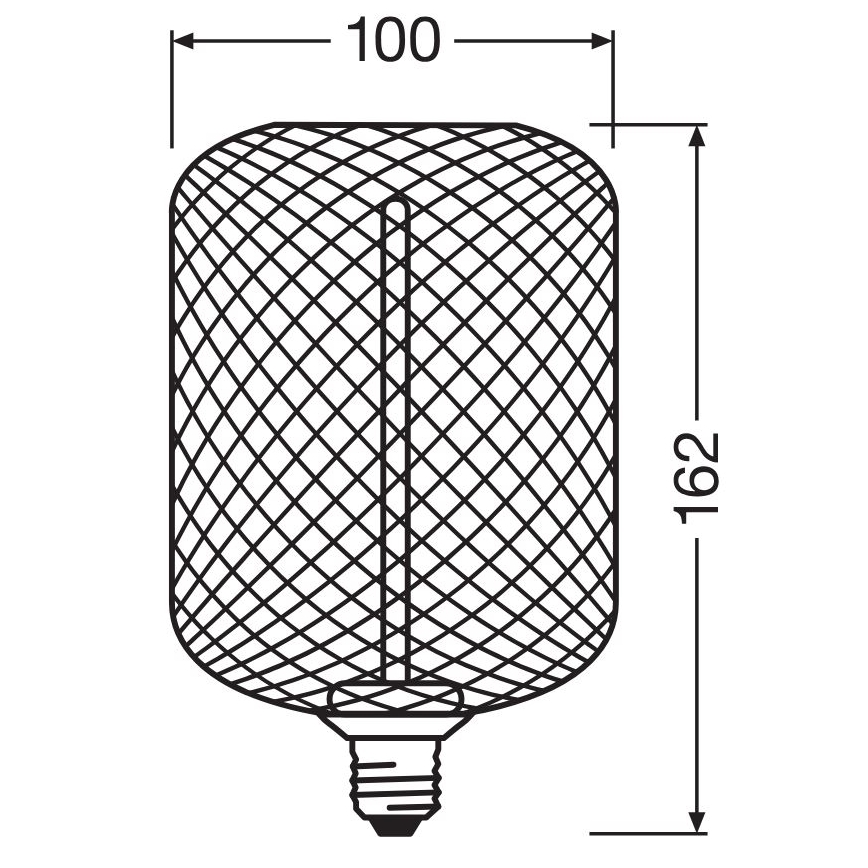 LED Aptumšojama spuldze DECOR FILAMENT E27/3,5W/230V 1800K zelta - Osram