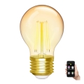 LED Aptumšojama spuldze FILAMENT G45 E27/4,5W/230V 2700-6500K Wi-Fi - Aigostar