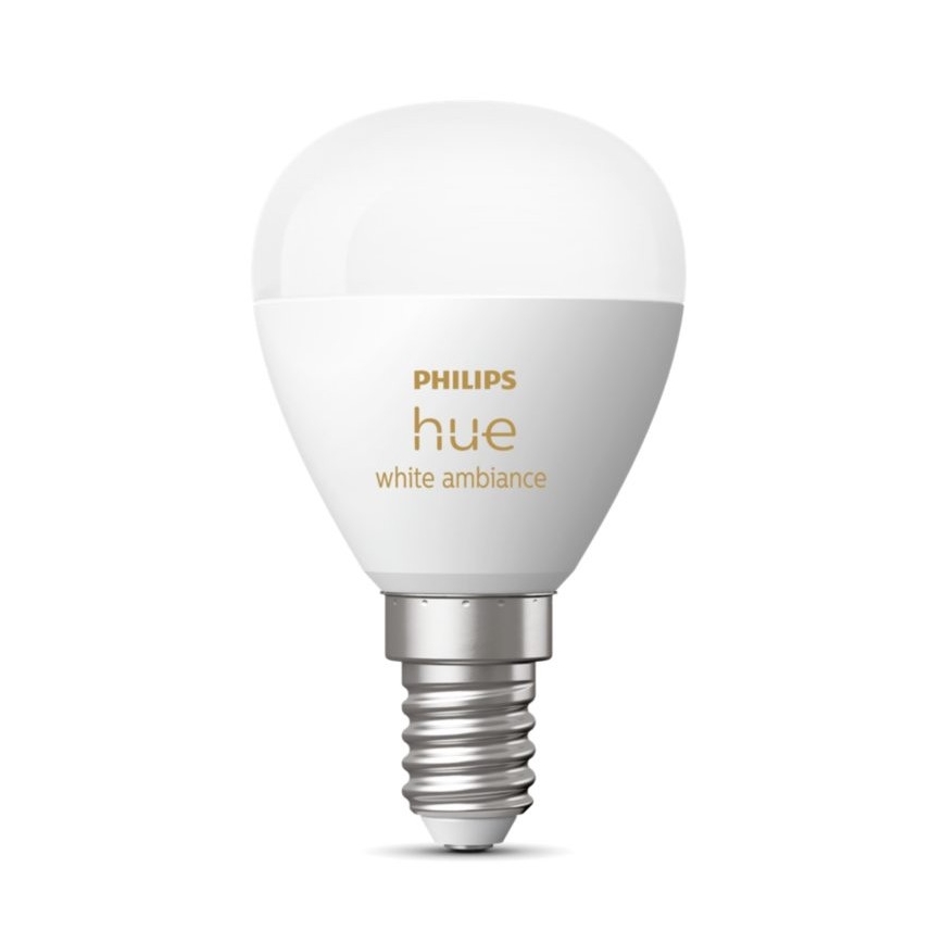 LED Aptumšojama spuldze Philips Hue WHITE AMBIANCE P45 E14/5,1W/230V 2200-6500K