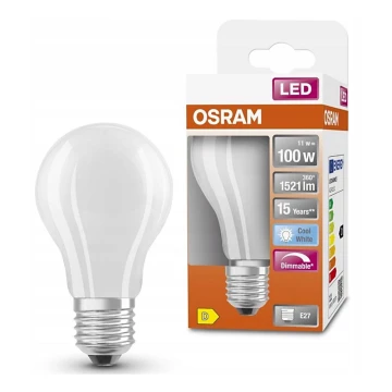 LED Aptumšojama spuldze RETROFIT A60 E27/11W/230V 4000K - Osram