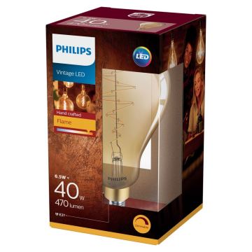 LED aptumšojama spuldze VINTAGE Philips A160 E27/6,5W/230V 2000K