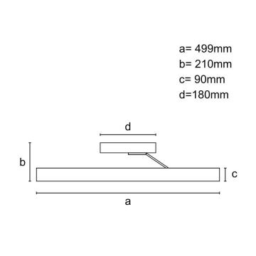 LED Aptumšojama virsapmetuma lustra LED/86W/230V 3000-6500K balta + tālvadības pults