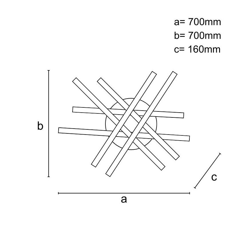 LED Aptumšojama virsapmetuma lustra LED/90W/230V 3000-6500K + tālvadības pults