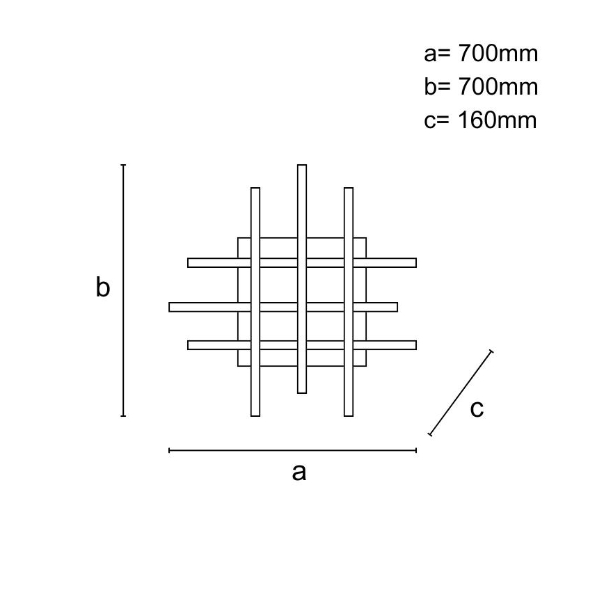 LED Aptumšojama virsapmetuma lustra LED/90W/230V 3000-6500K + tālvadības pults