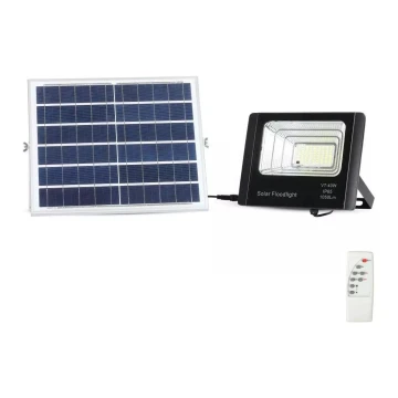LED Aptumšojams saules enerģijas prožektors LED/16W/3,2V 4000K IP65 + tālvadības pults