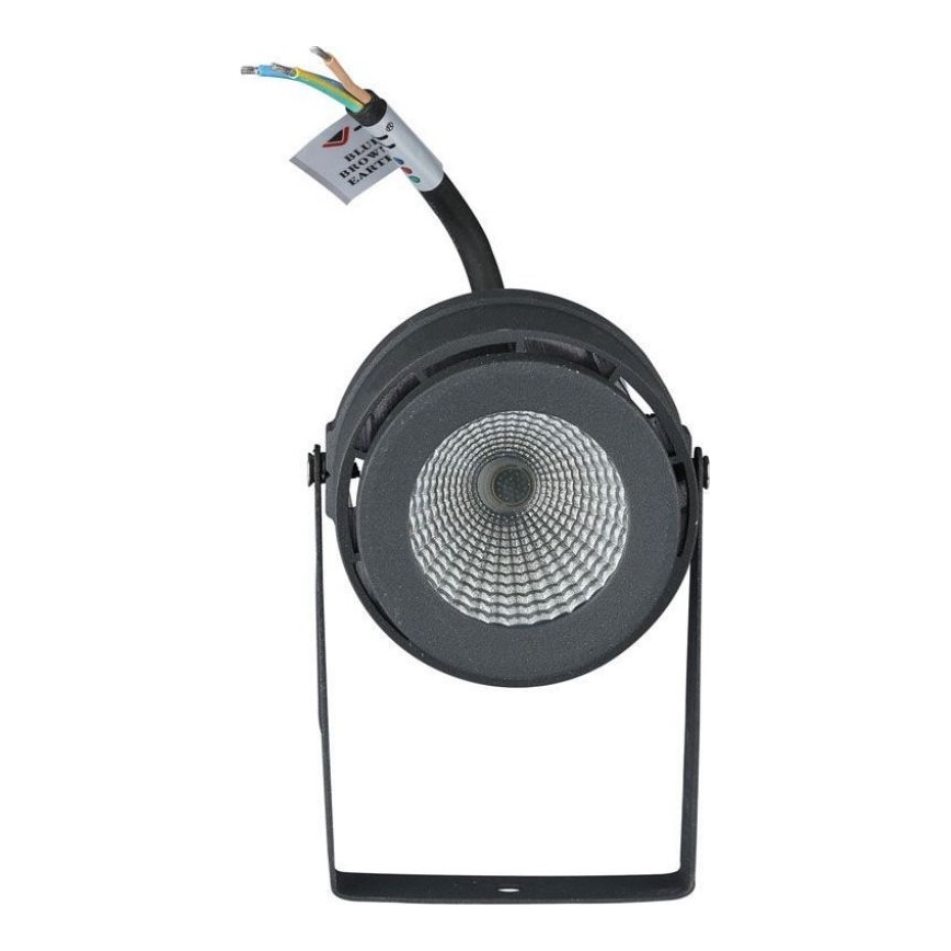 LED Āra lampa LED/12W/100-240V IP65 3000K pelēka