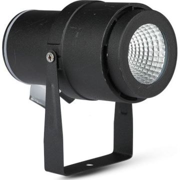 LED Āra lampa LED/12W/100-240V IP65 melna - zaļa lampa
