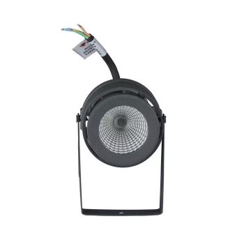 LED Āra lampa LED/12W/100-240V IP65 pelēka - zaļa lampa