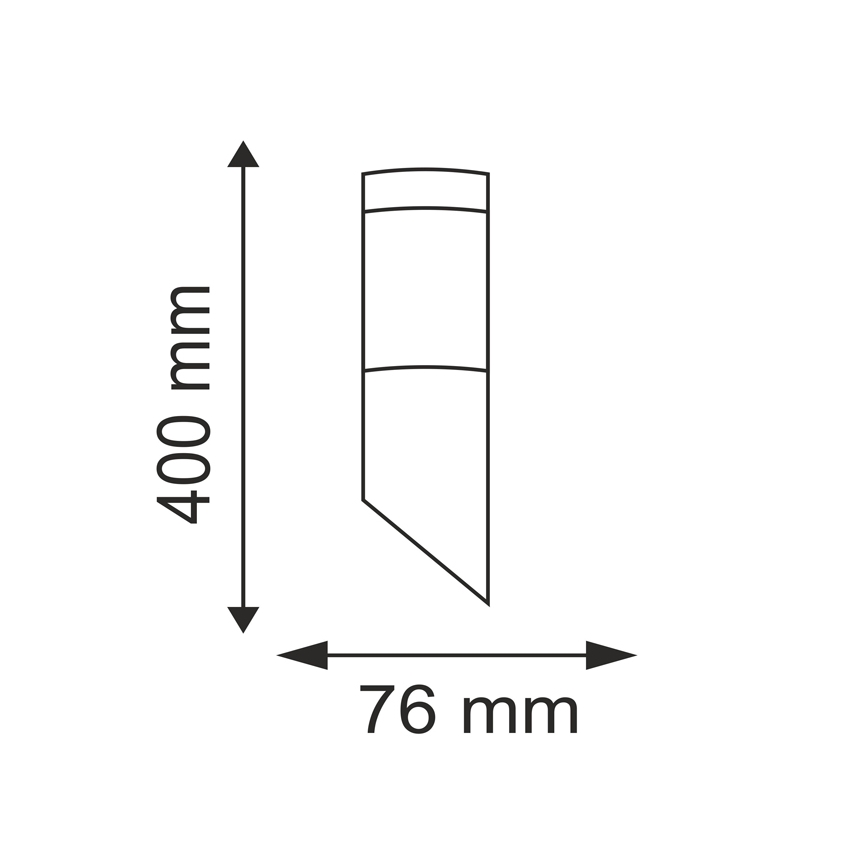 LED Āra lampa LIVIA 1xE27/6W/230V IP44