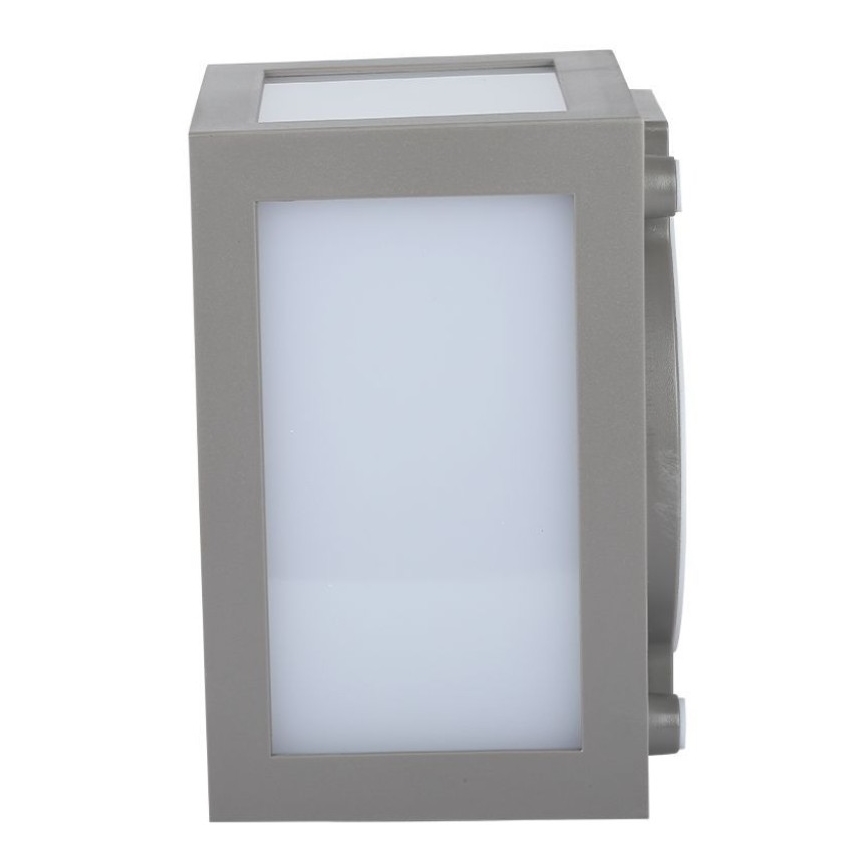 LED Āra sienas lampa LED/12W/230V 4000K IP65 pelēka