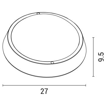 LED Āra sienas lampa LED/24W/230V 4000K IP54 melna