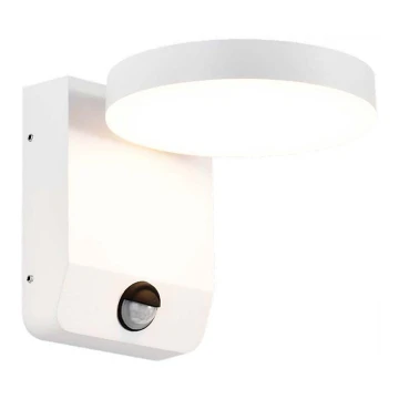 LED Āra sienas locāma lampa ar sensoru LED/17W/230V IP65 4000K balta