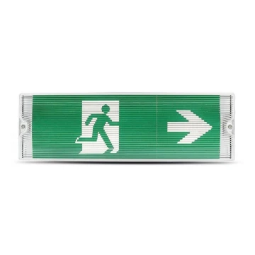 LED Avārijas gaismas lampa EMERGENCY EXIT LED/3W/230V IP65 6000K 1200mAh