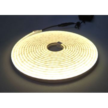 LED Elastīga josla NEON LED/10W/230V 5 m IP65 balta