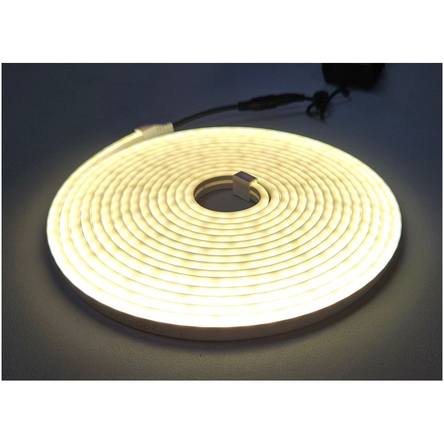 LED Elastīga josla NEON LED/10W/230V 5 m IP65 balta