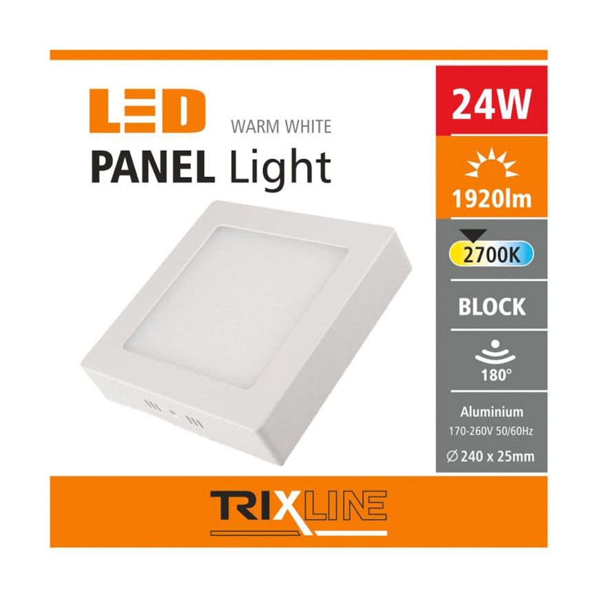 LED griestu gaismeklis LED/24W/230V 2700K