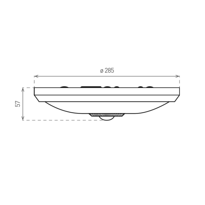 LED Griestu lampa ar sensoru PIR LED/16W/230V