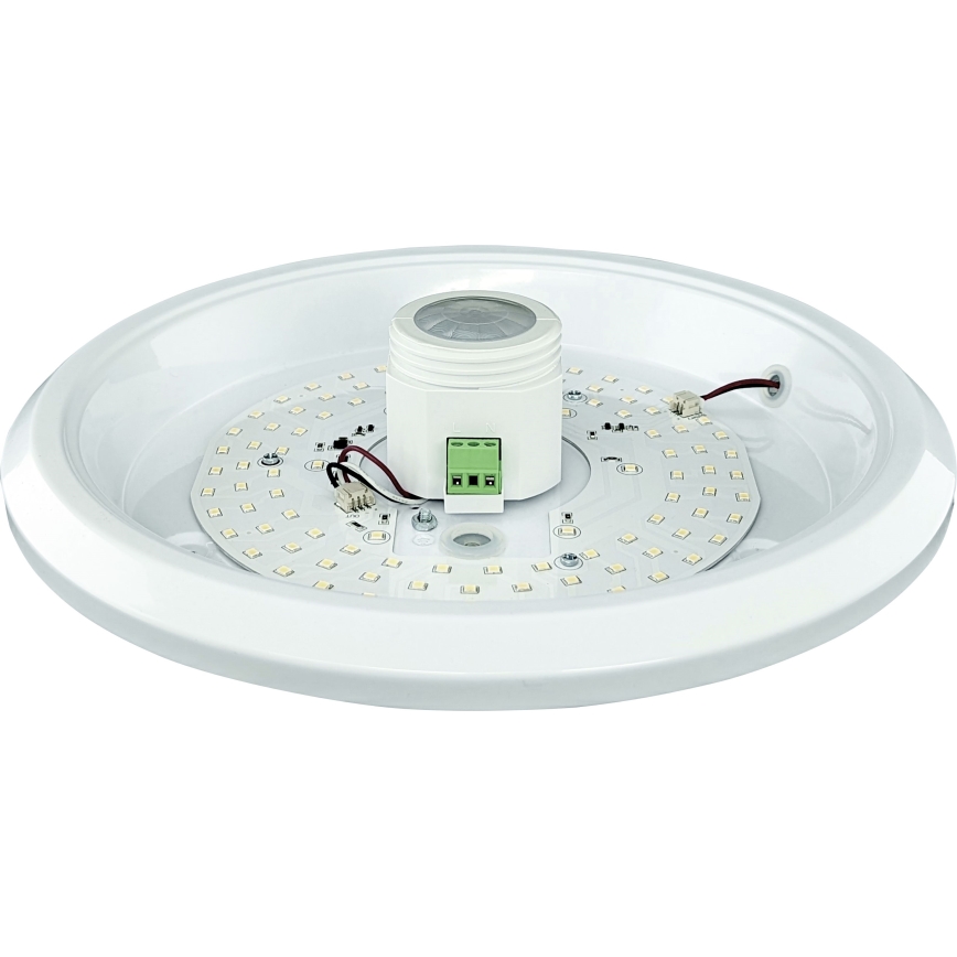 LED Griestu lampa ar sensoru un avārijas modulis MANA LED/12W/230V 4000K