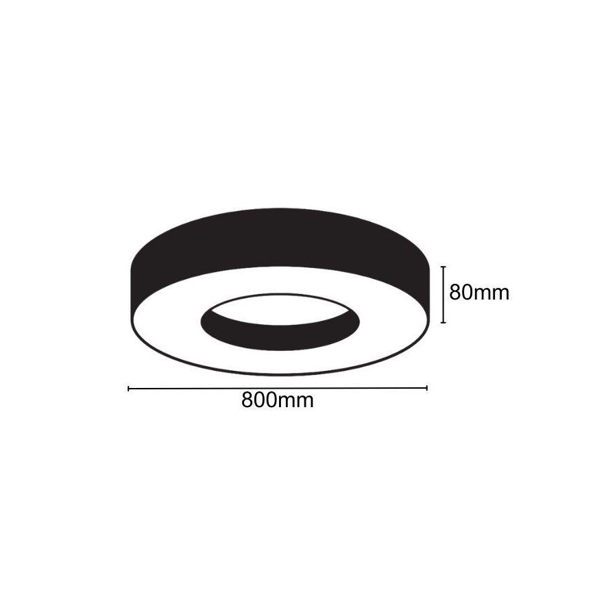 LED Griestu lampa LED/40W/230V 4000K d. 80 cm