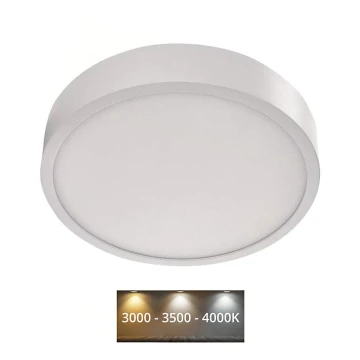 LED Griestu lampa NEXXO LED/21W/230V 3000/3500/4000K d. 22,5 cm balta