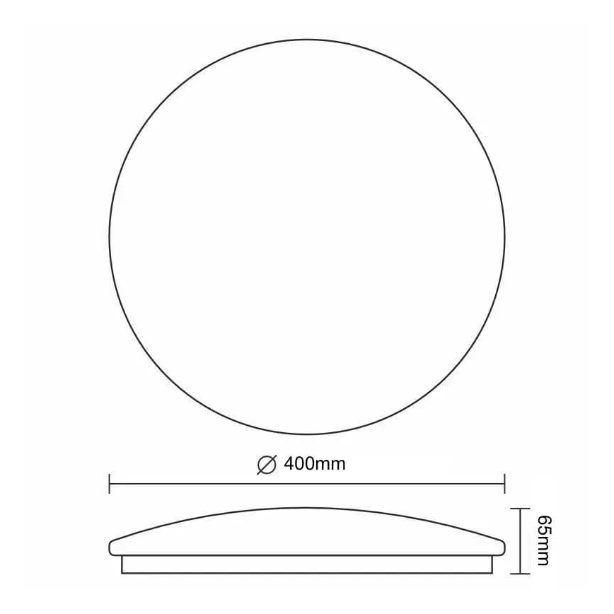 LED Aptumšojama griestu lampa OPAL LED/36W/230V 3000-6500K + tālvadības pults