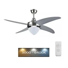 LED Griestu ventilators LED/15W/230V 3000K/4000K/6400K + tālvadības pults