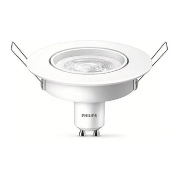 LED Iegremdējama lampa Philips 1xGU10/4,7W/230V 4000K