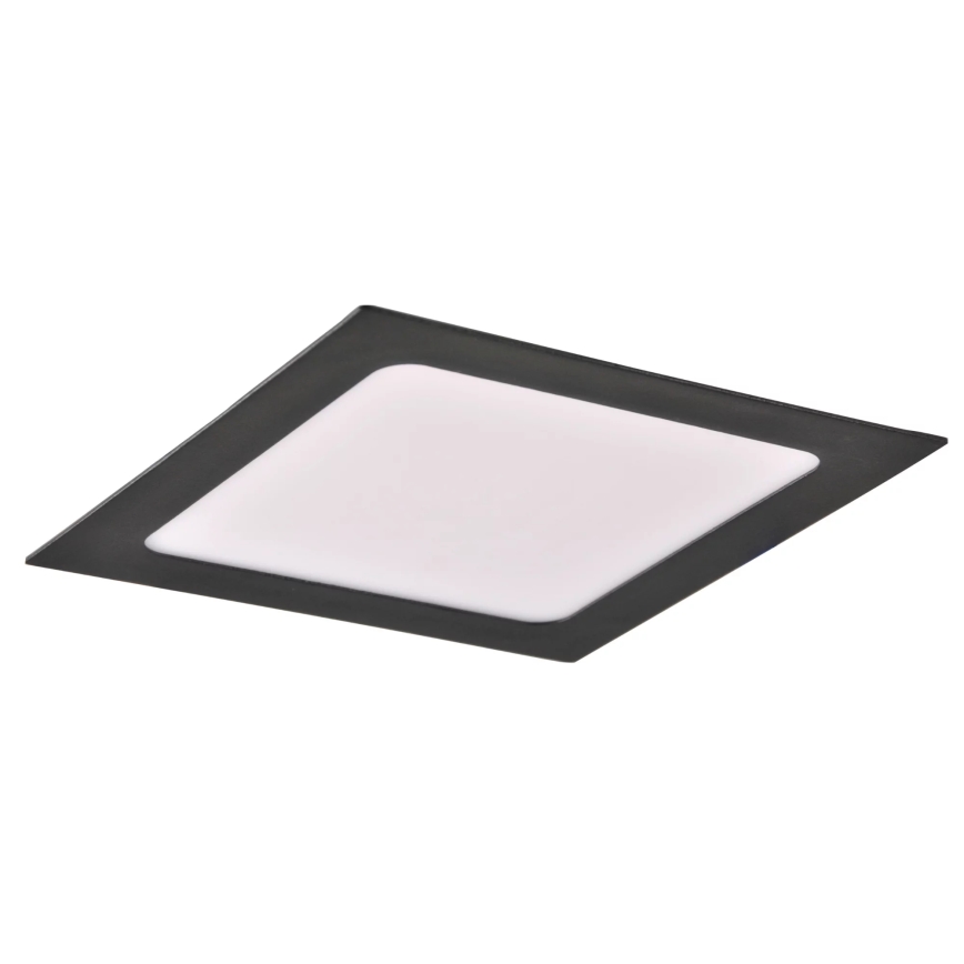 LED Iegremdējama lampa RIGEL LED/10W/230V 4000K 16,8x16,8 cm melna